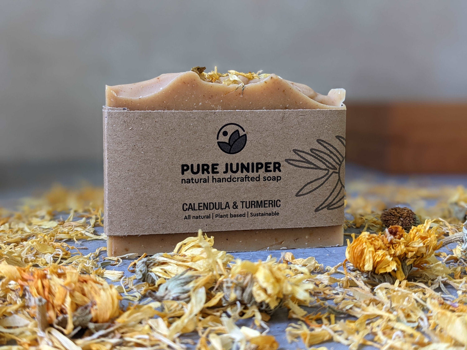 Premium soap by Pure Juniper, Piele sensibila, Sapun Galbenele, Sapun pentru copii